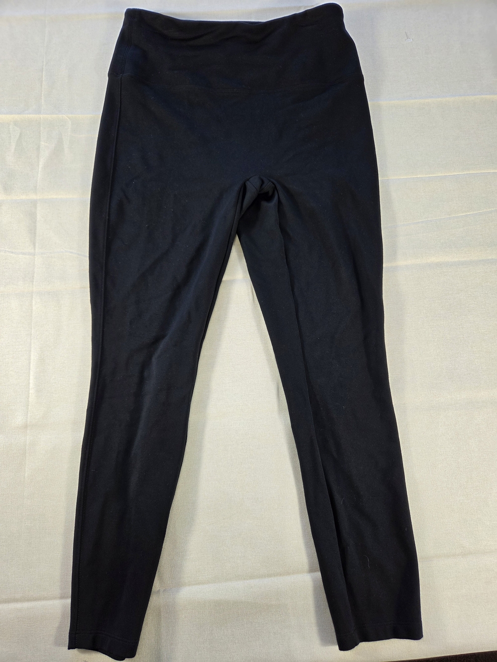 Spanx Black Shaping Leggings Petite Large Pull On Stretch Pants
